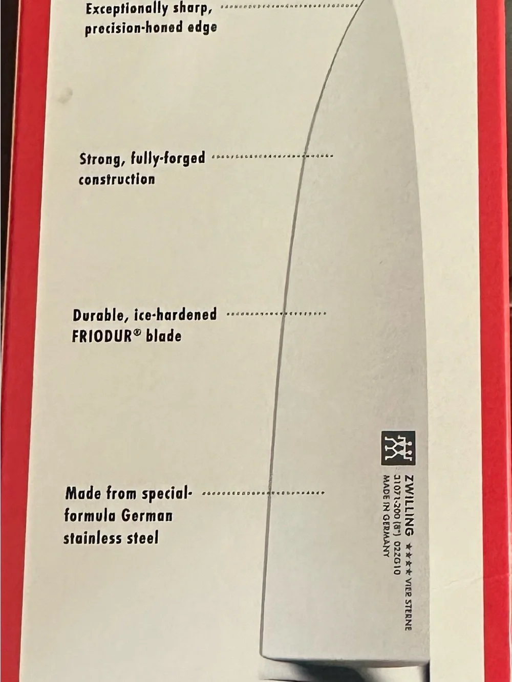 Zwilling Four Star Chef’s Knife 8 inch